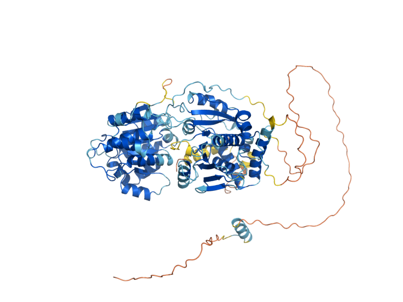 AlphaFold predicted structure of DBP7