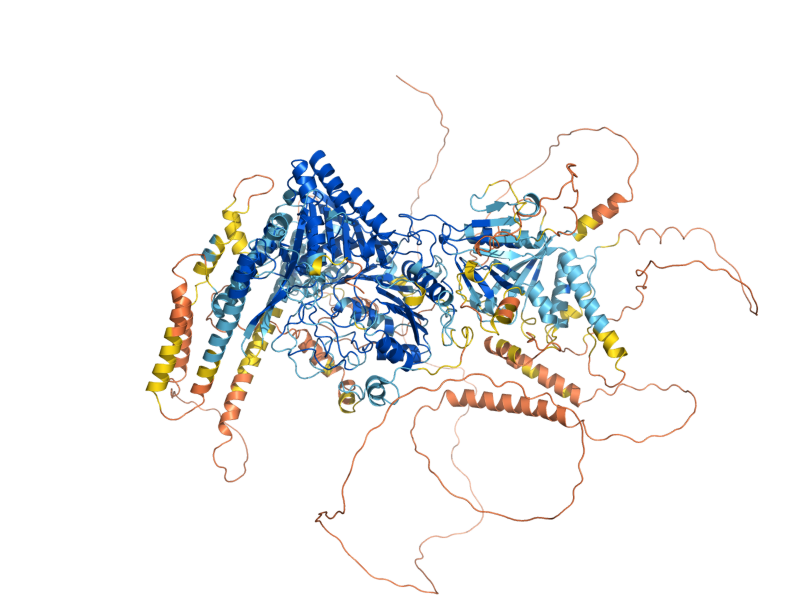 AlphaFold predicted structure of SPO14
