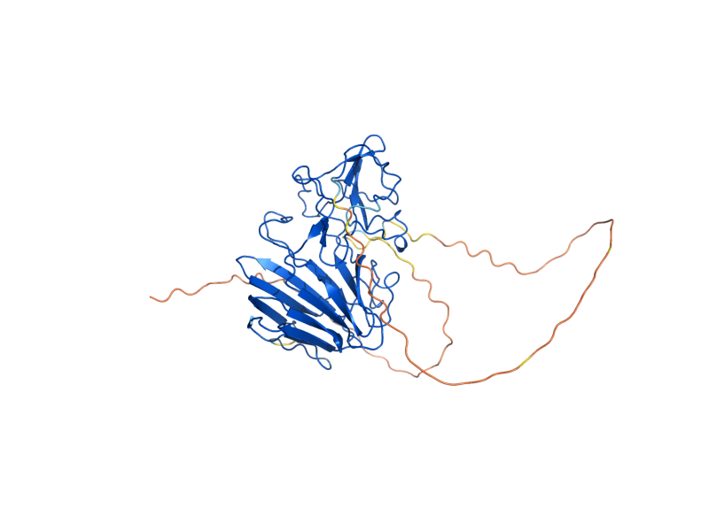 AlphaFold predicted structure of UTH1