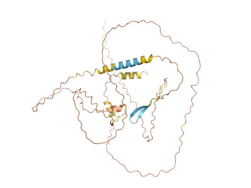 AlphaFold predicted structure of MSA2