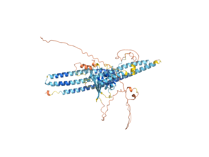 AlphaFold predicted structure of VPS501