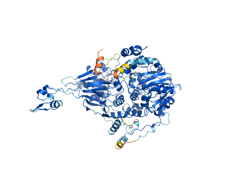 AlphaFold predicted structure of TRZ1