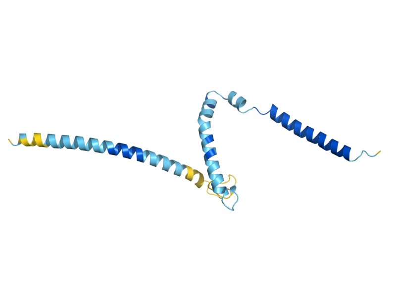 AlphaFold predicted structure of CBP4