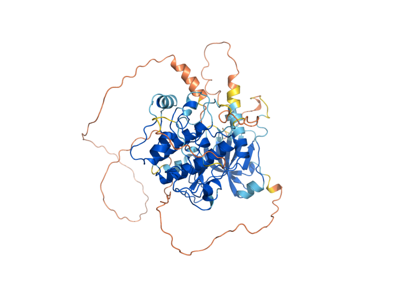AlphaFold predicted structure of YPK3