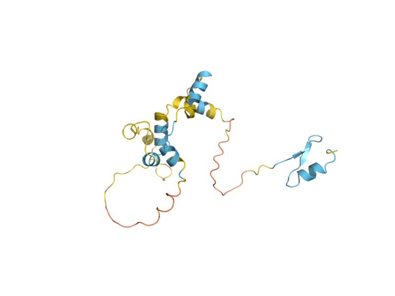 AlphaFold predicted structure of LDB7