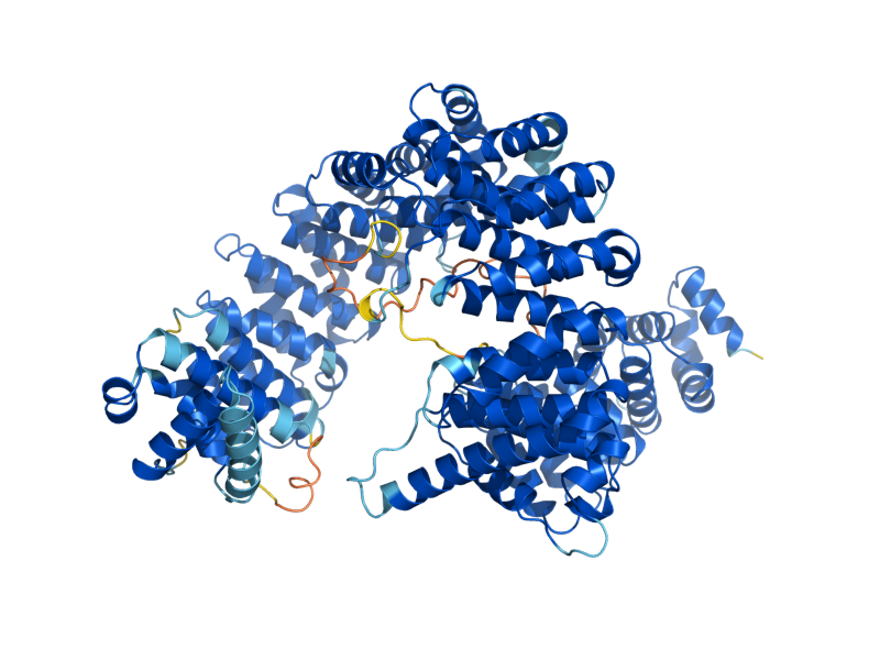 AlphaFold predicted structure of KAP104
