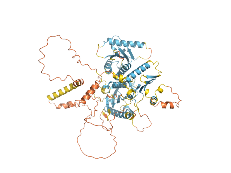 AlphaFold predicted structure of CCZ1