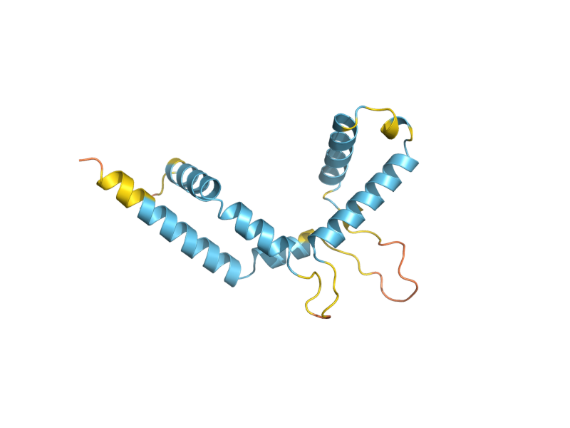 AlphaFold predicted structure of SHG1