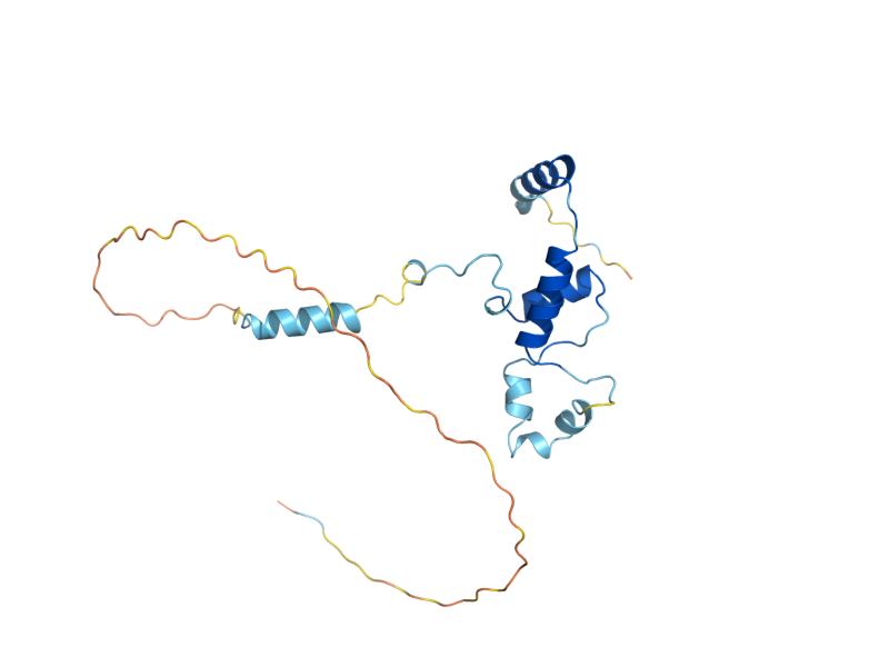 AlphaFold predicted structure of SAP30