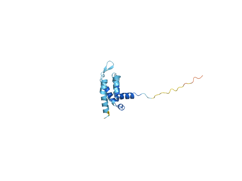 AlphaFold predicted structure of SOH1