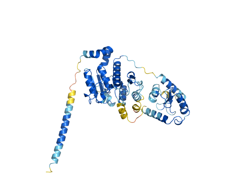 AlphaFold predicted structure of TCD1