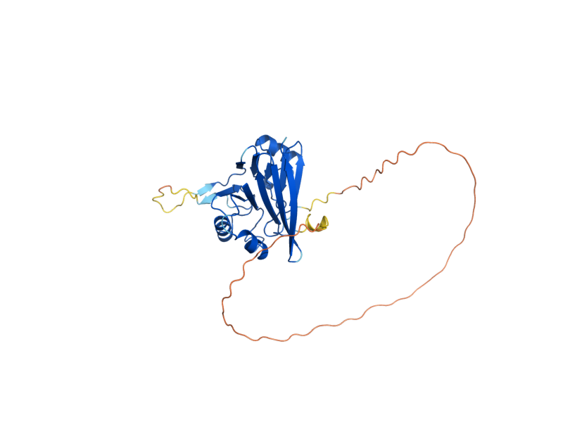 AlphaFold predicted structure of VPS29