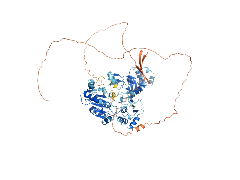 AlphaFold predicted structure of RRM3