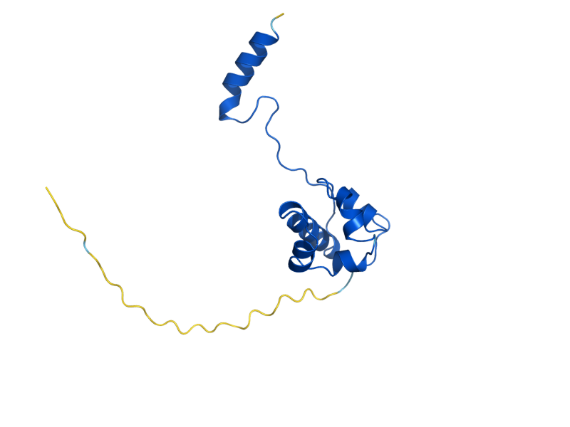 AlphaFold predicted structure of FYV4