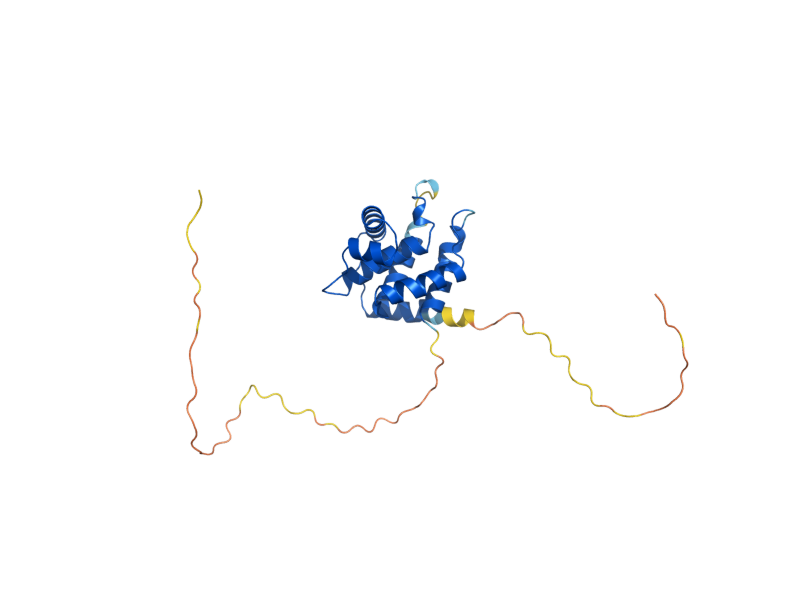 AlphaFold predicted structure of PCL5