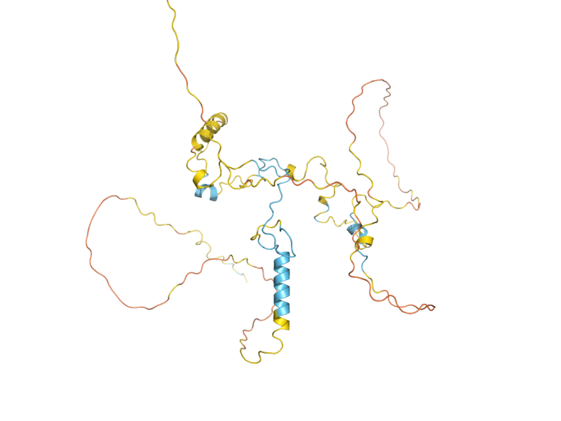 AlphaFold predicted structure of PAL2