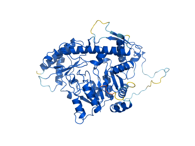 AlphaFold predicted structure of ARO9