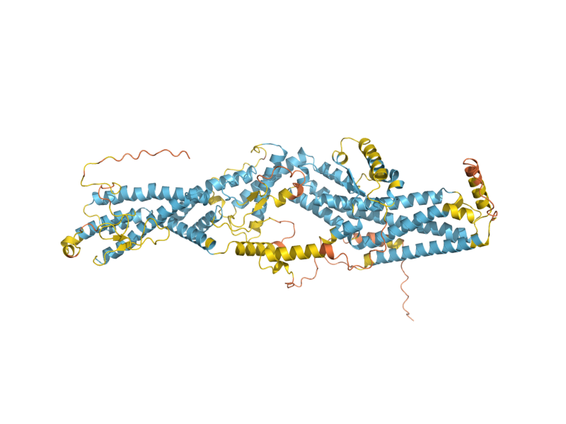 AlphaFold predicted structure of SPC97