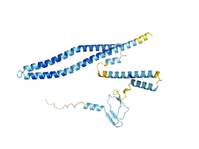 AlphaFold predicted structure of LNP1