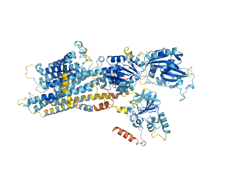 AlphaFold predicted structure of PMC1