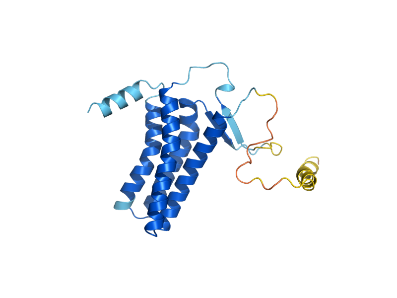 AlphaFold predicted structure of TVP23