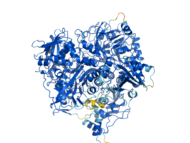 AlphaFold predicted structure of ADE6