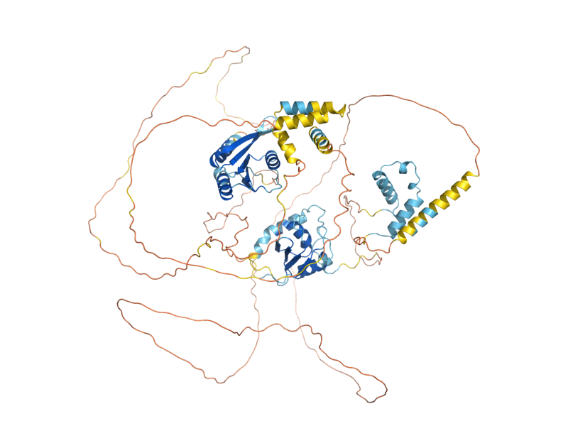 AlphaFold predicted structure of NAB3