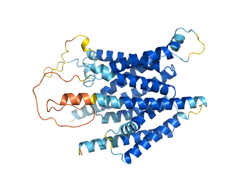 AlphaFold predicted structure of YJL193W