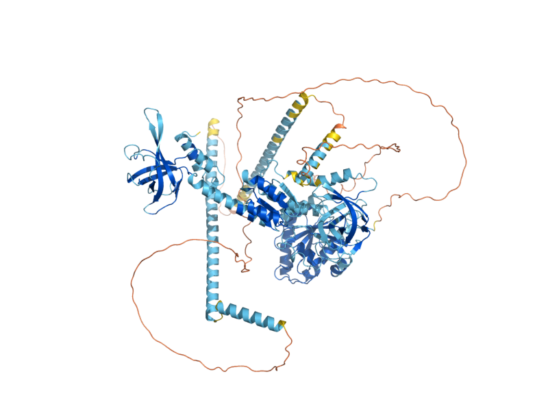 AlphaFold predicted structure of FUN12