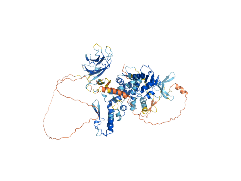 AlphaFold predicted structure of RSP5