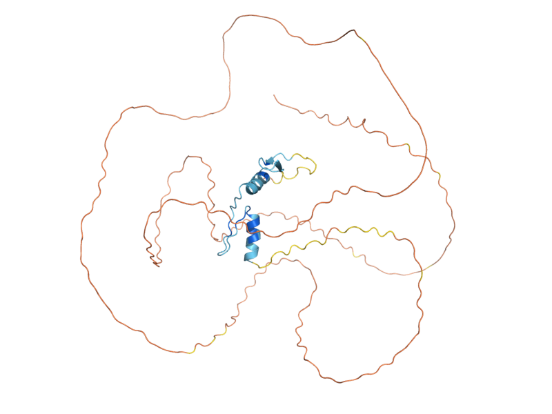 AlphaFold predicted structure of MIG3