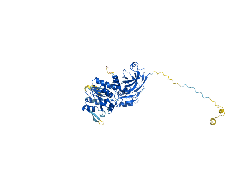AlphaFold predicted structure of AST2