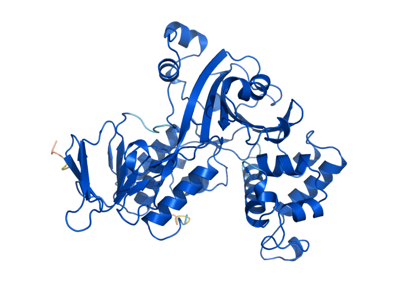 AlphaFold predicted structure of GDI1