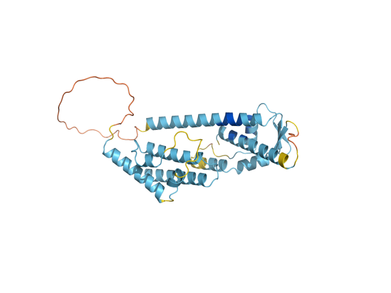 AlphaFold predicted structure of EAF5