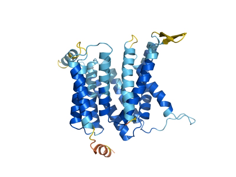 AlphaFold predicted structure of YEA4