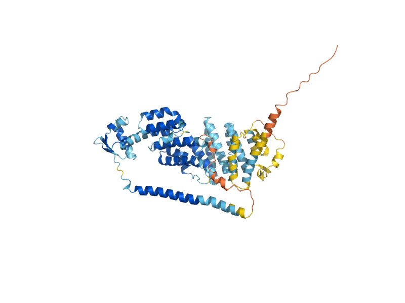 AlphaFold predicted structure of RPN3