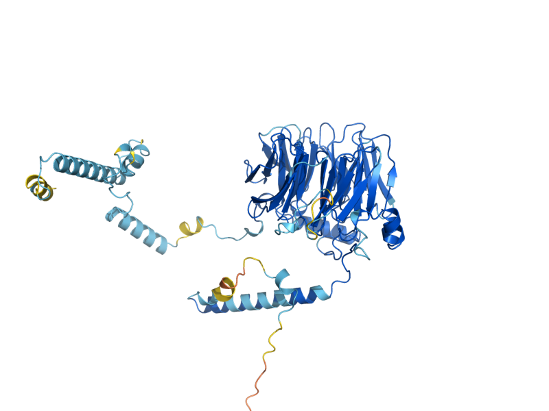 AlphaFold predicted structure of UTP7