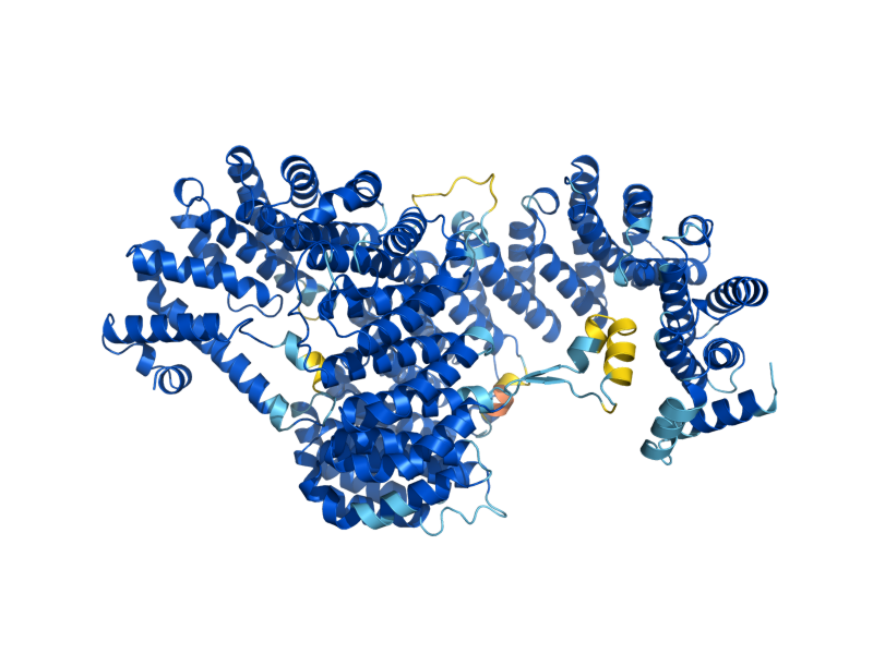 AlphaFold predicted structure of KAP123