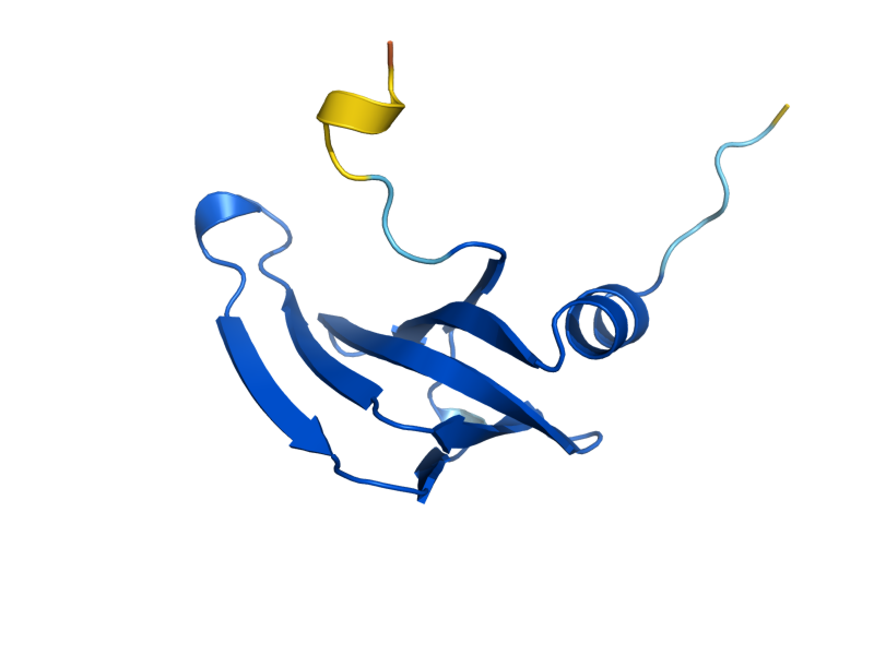 AlphaFold predicted structure of LSM5