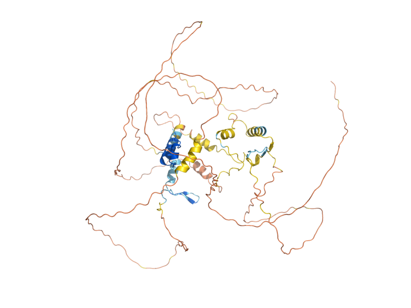 AlphaFold predicted structure of YER158C