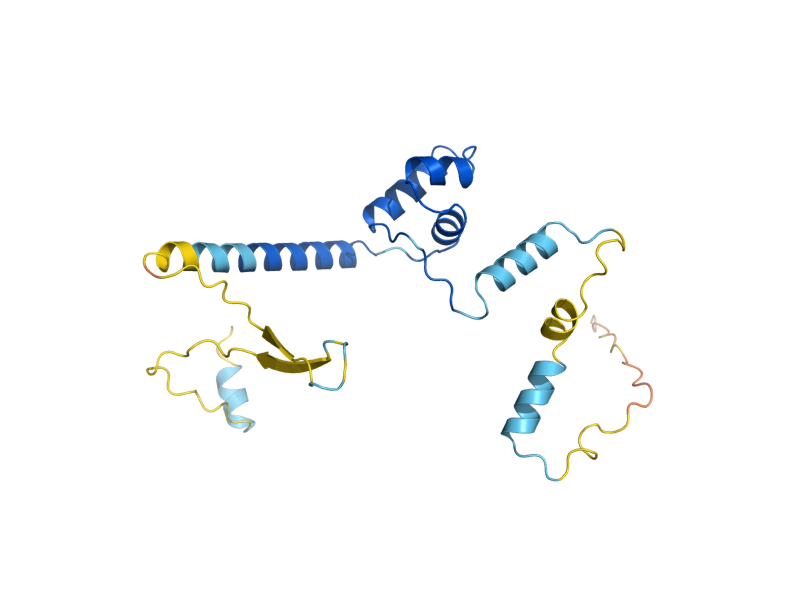 AlphaFold predicted structure of RRG9