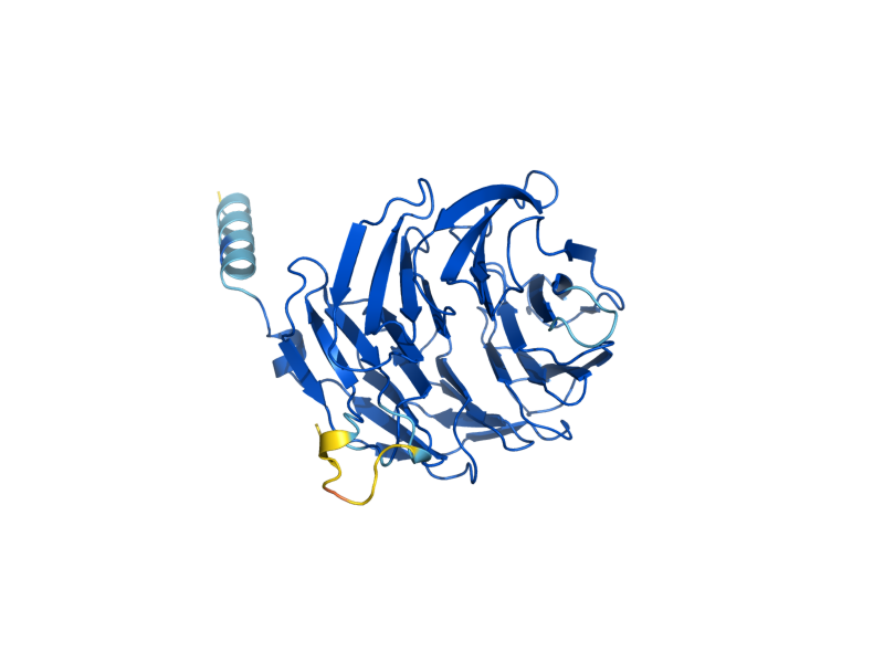 AlphaFold predicted structure of TIF34