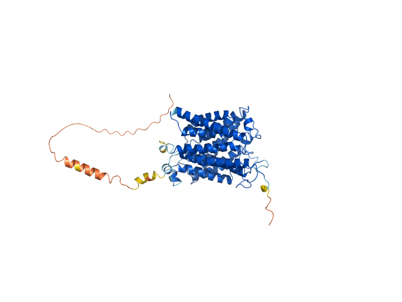 AlphaFold predicted structure of MEP1