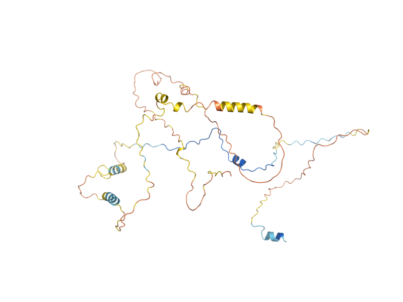 AlphaFold predicted structure of PDS1