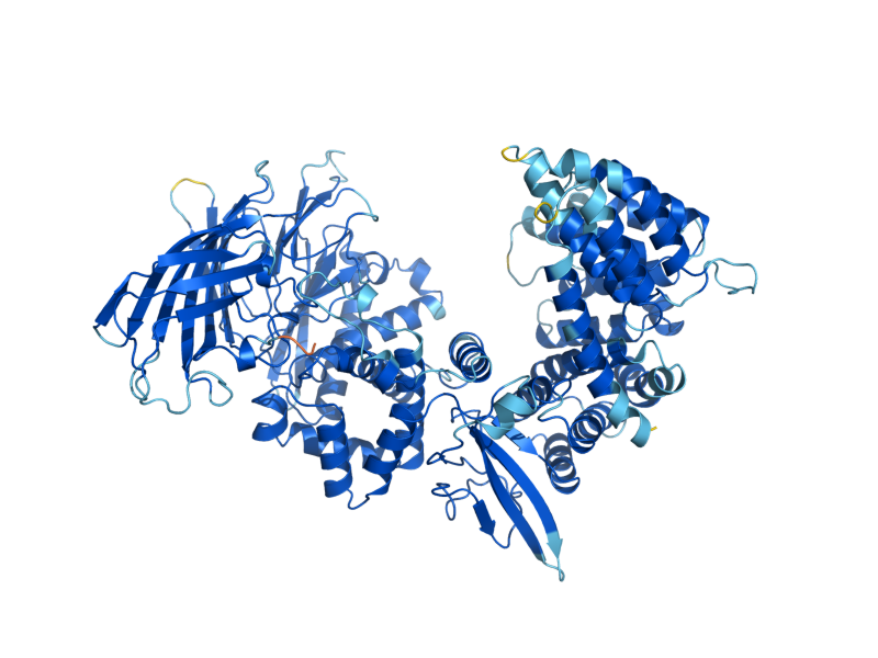 AlphaFold predicted structure of TMA108