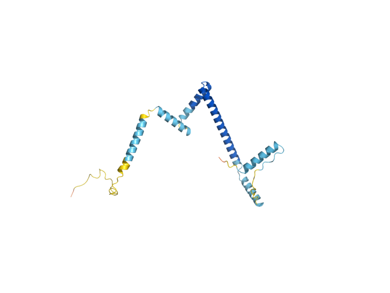 AlphaFold predicted structure of RRT14