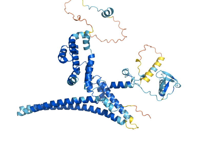 AlphaFold predicted structure of FYV10