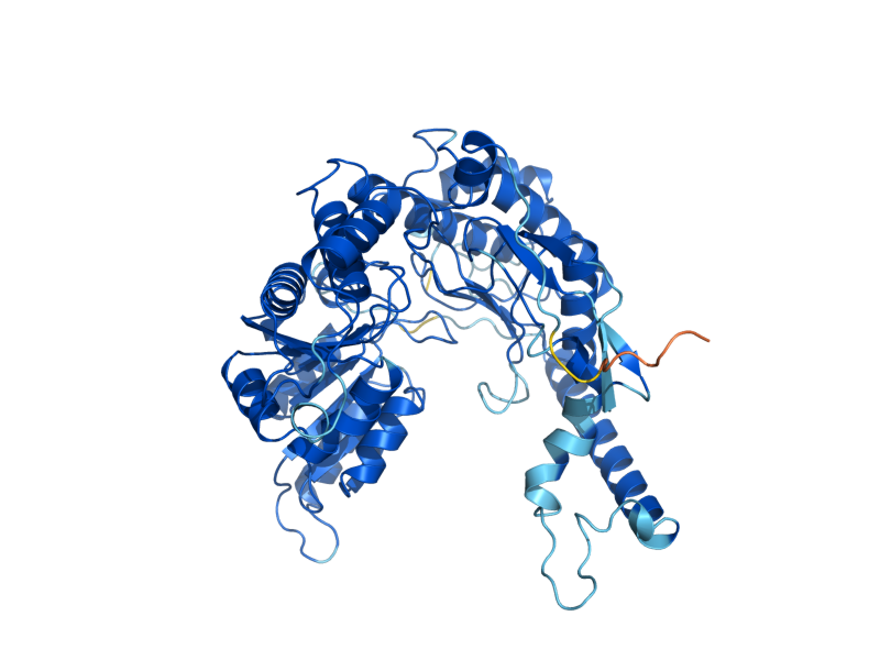 AlphaFold predicted structure of LCB2