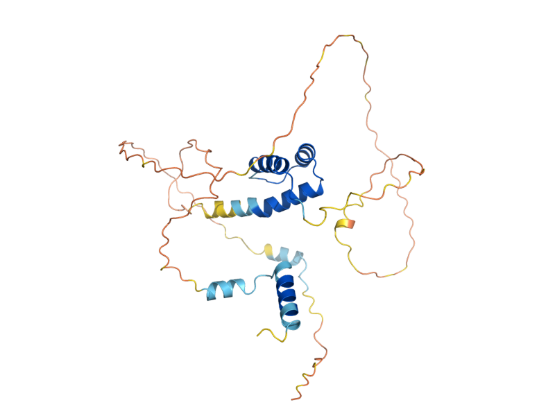 AlphaFold predicted structure of CUP9