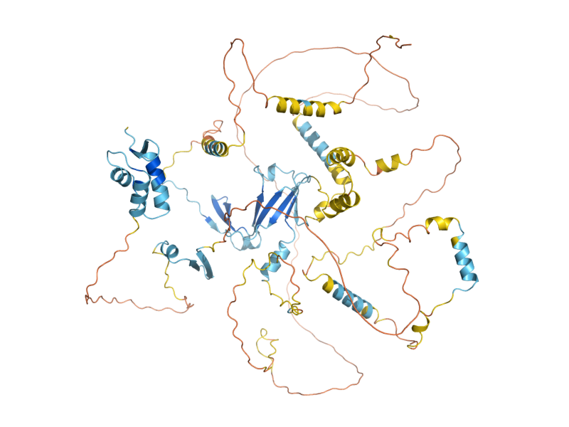 AlphaFold predicted structure of TFG1